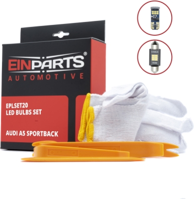 EPLSET20 Sada LED žiaroviek do interiéru AUDI A5 SPORTBACK