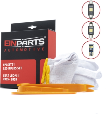 EPLSET21 Sada LED žiaroviek do interiéru SEAT Leon II (2005-2012)