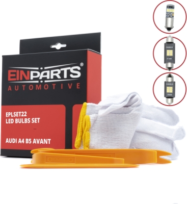 EPLSET22 Sada LED žiaroviek do interiéru AUDI A4 B5 Avant (1994-2001)