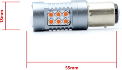 EPL293 P21/5W LED žiarovky (24 x SMD 3030) červená CANBUS