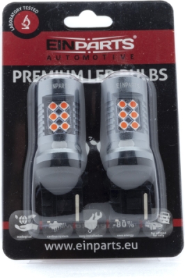 EPL295 W21W LED žiarovky (24 x SMD 3030) červená CANBUS