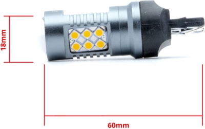 EPL296 W21W LED žiarovky (24 x SMD 3030) oranžová CANBUS