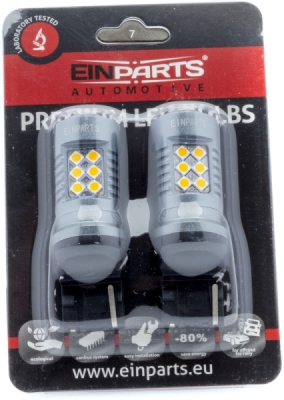 EPL296 W21W LED žiarovky (24 x SMD 3030) oranžová CANBUS