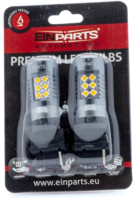 EPL300 P27W LED žiarovky (24 x SMD 3030) oranžová CANBUS