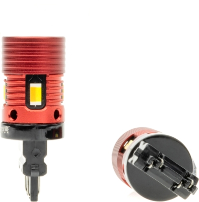 EPL322 LED žiarovky P27/7W 3157 4 SMD 3570 CAN WHITE AMBER-2 KUSY