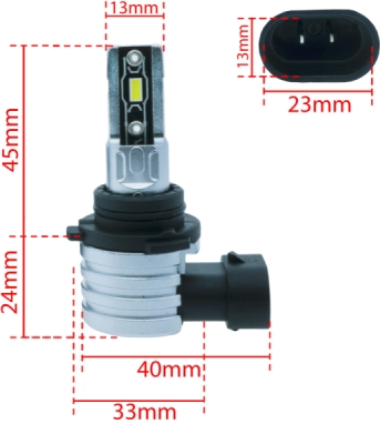 EPLH117 6000K LED žiarovky HB4 9006 E57