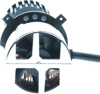 EPLL14 LED žiarovky s šošovkou H4 12V 5500K