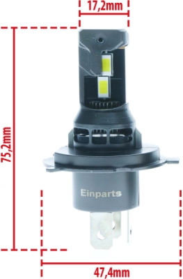 EPLH120 LED žiarovky H4 6000K 12V