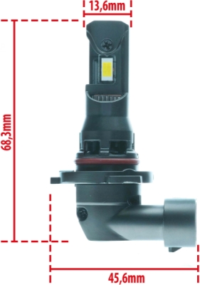 EPLH124 LED žiarovky 9005 HB3 6000K 12V