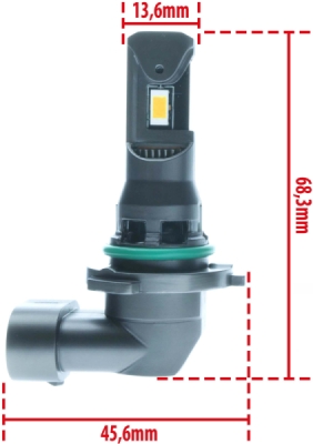 EPLH125 LED žiarovky 9006 HB4 6000K 12V