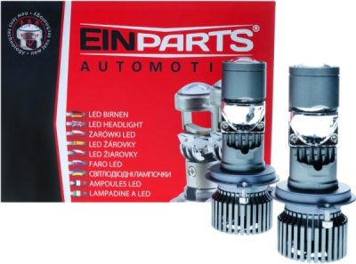 EPLL18 LED žiarovky s šošovkou H4 12V 6000K (Bi-LED)