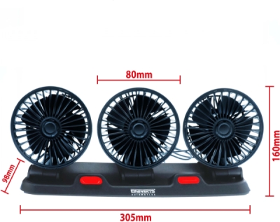EPFAN01 Auto ventilátor 12 V s otáčaním 360°