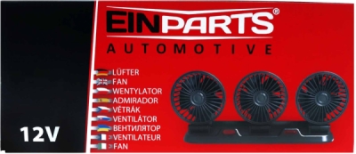 EPFAN01 Auto ventilátor 12 V s otáčaním 360°