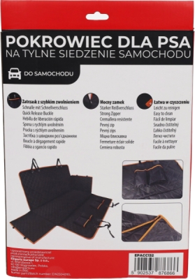 EPACC132 Ochranná podložka na zadné sedadlá pre psa