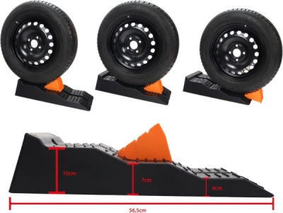 CSWC02 Nájezdy pro automobily 5T s dorazem, 2 ks