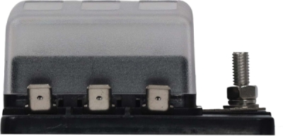 EPFH10 Blok poistiek 6-obvodový ATO/ATC s LED kontrolou (M5, 6.3 mm)