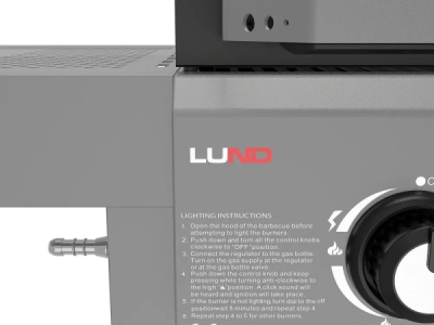 Lund - Plynový gril s liatinovým roštom 11.5kW