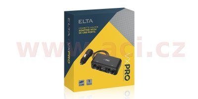 Rozdvojka do zásuvky zapalovače s 2x USB