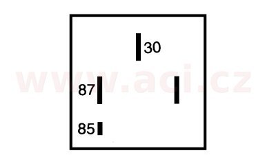 Rele spinaci VW 12V 4-pin HELLA