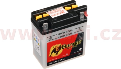 BANNER motobatéria 12V 50313 3Ah BB3L-B P+