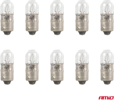 Halogénové žiarovky T4W 24V 4W BA9S 10ks AMiO-04945