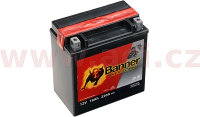 BANNER motobatéria 12V AGM 51822 18Ah 220A BTX20CH-BS Ľ+