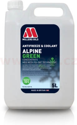 Millers Oils Alpine Green Antifreeze koncentrát 5 l