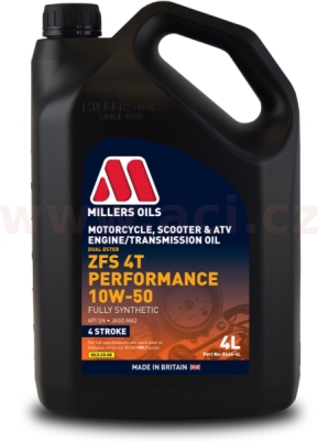 Millers Oils ZFS 4T Performance 10W-50 4 l