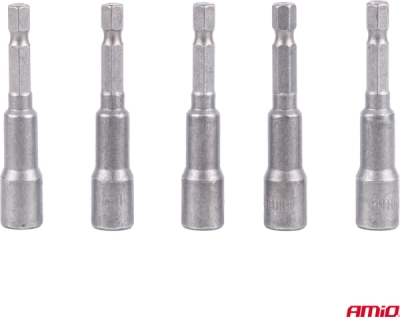 Sada magnetických nástrčných kľúčov 5ks 8×65mm AMiO-04938