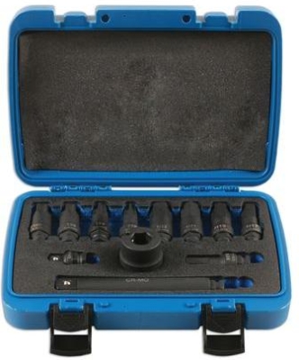 Laser Tools 7690 – Sada vysokovýkonných rázových hlavíc 3/4"D 12 ks