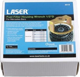 Laser Tools 8319 – Kľúč na kryt palivového filtra, 1/2"D - pre Mercedes-Benz