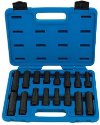 Laser Tools 5982 – Sada hlavných kľúčov na matice kolies 16 ks