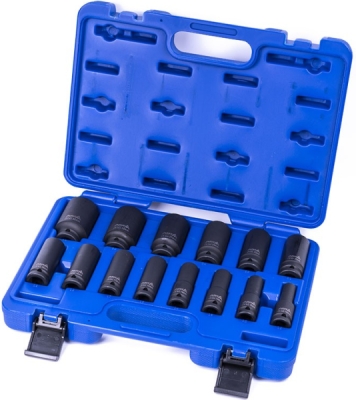 ASTA A-I14GL – Súprava rázových hlavíc Gear Lock 1/2", 14 dielov
