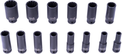 ASTA A-I14GL – Súprava rázových hlavíc Gear Lock 1/2", 14 dielov