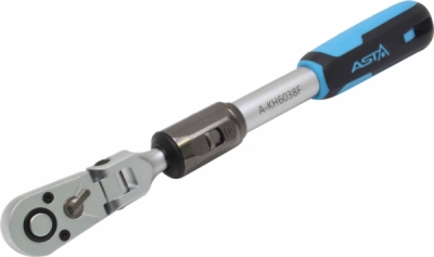 ASTA A-KH6038F – Teleskopická kĺbová račňa 3/8", 265–366 mm
