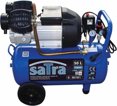 SATRA S-90181 – Vzduchový kompresor s priamym pohonom, 50 l
