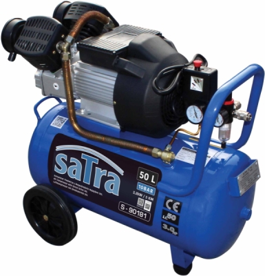 SATRA S-90181 – Vzduchový kompresor s priamym pohonom, 50 l