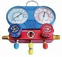 SATRA S-AC134A – Manometrická súprava na servis klimatizácie R134a