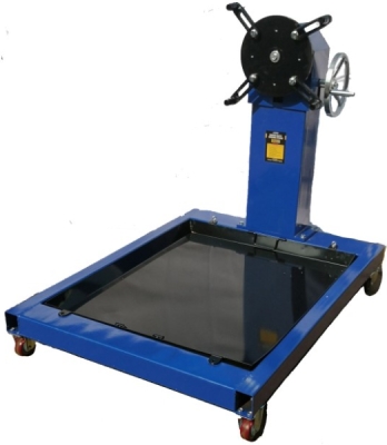 Otočný montážny stojan na motor s vaňou, 800 kg – KB Global T63003C
