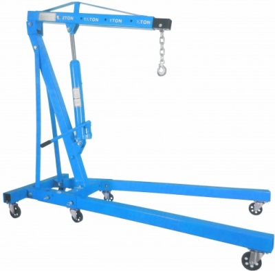 Skladací dielenský žeriav na motory, 2 t – KB Global T62202B