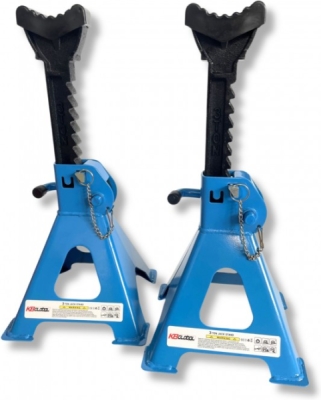 Podpery pod vozidlo s poistným čapom, 3 t, 2 kusy – KB Global T51203