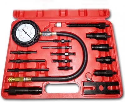 Tester kompresie naftových motorov TU-15B, 0–70 bar – KB Global HS-A1020B