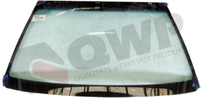 QWP - Zelené čelné sklo s modrou slnečnou clonou