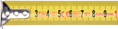 Vorel zvinovací meter 7,5 m×25 mm