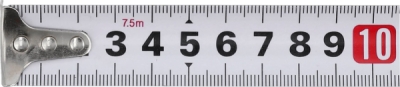 Vorel zvinovací meter žlto-čierny 7,5 m×25 mm
