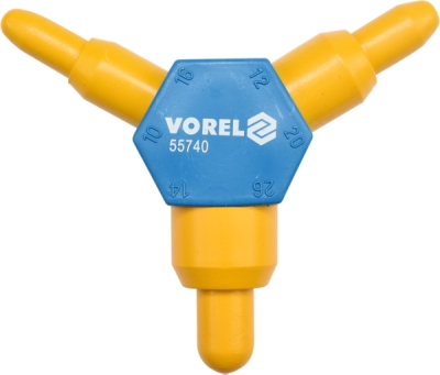 Kalibrátor rúrok PEX-AL-PEX 10 × 16 / 12 × 20 / 14 × 26 VOREL 55740