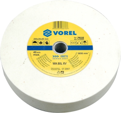 Vorel kotúč do stolovej brúsky 200×20×40 mm