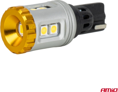 LED žiarovky STANDARD T15 3030 8SMD + 3020 1SMD White 12/24V AMIO-04991
