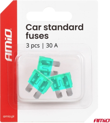 Autopoistky STANDARD BLISTER 3 ks 30A AMIO-05109