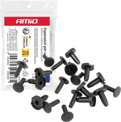 Súprava rozpínacích príchytiek 23.5 mm ⌀ 8 mm, 10 ks AMIO-05038